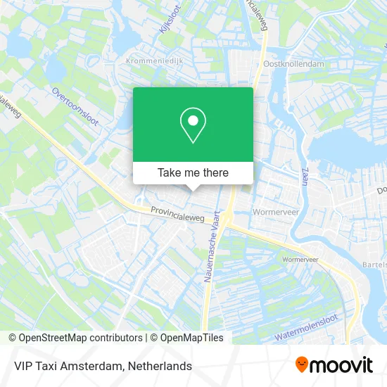 VIP Taxi Amsterdam map