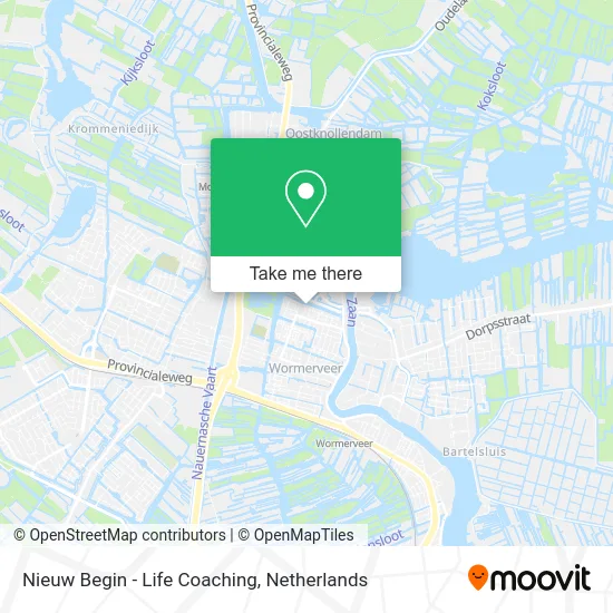 Nieuw Begin - Life Coaching map