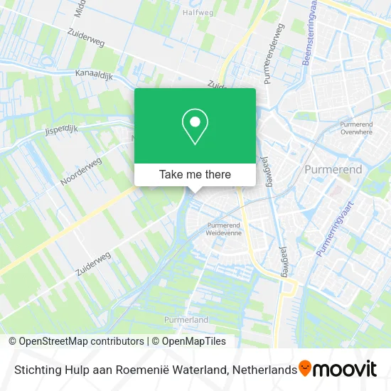 Stichting Hulp aan Roemenië Waterland map