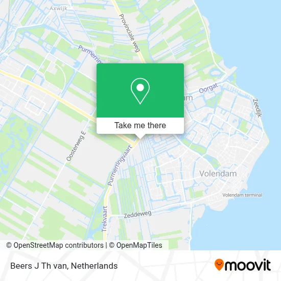 Beers J Th van map