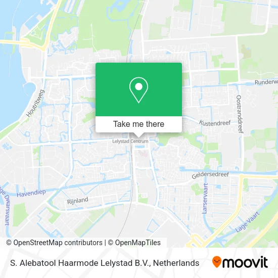 S. Alebatool Haarmode Lelystad B.V. map