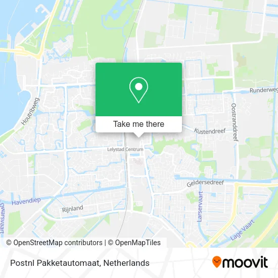 Postnl Pakketautomaat map