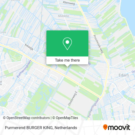 Purmerend BURGER KING map