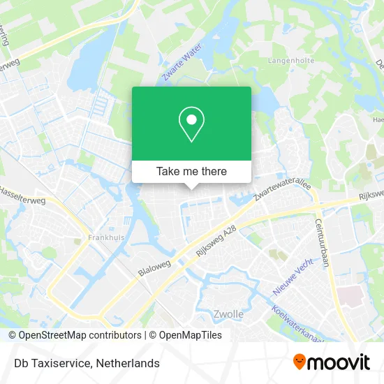 Db Taxiservice map