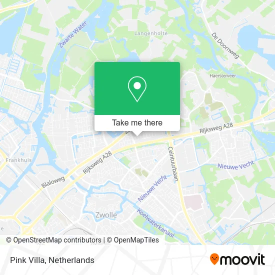 Pink Villa map