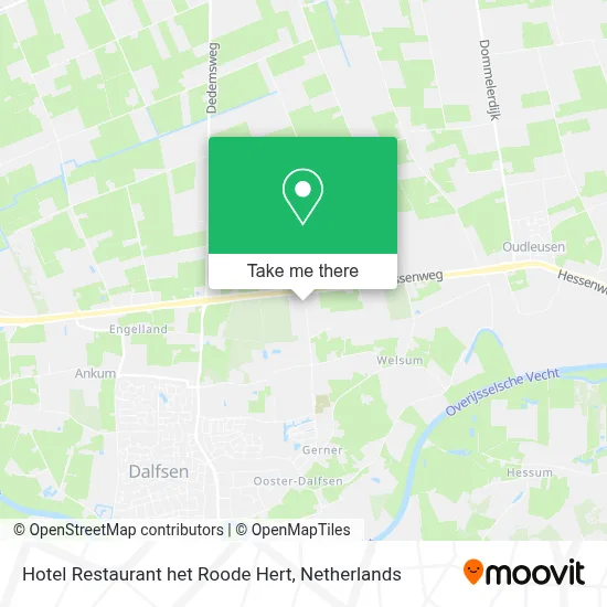 Hotel Restaurant het Roode Hert map