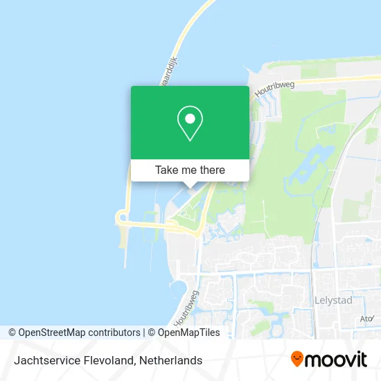 Jachtservice Flevoland map