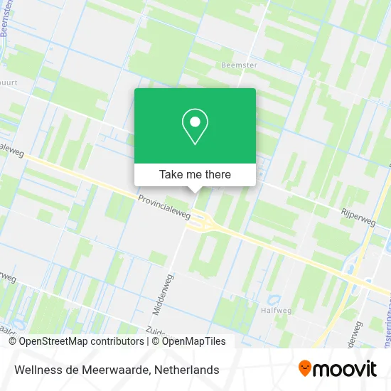 Wellness de Meerwaarde map