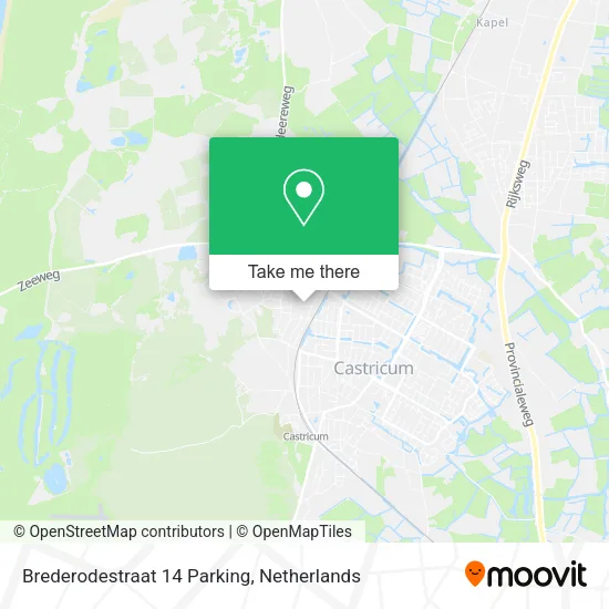 Brederodestraat 14 Parking map