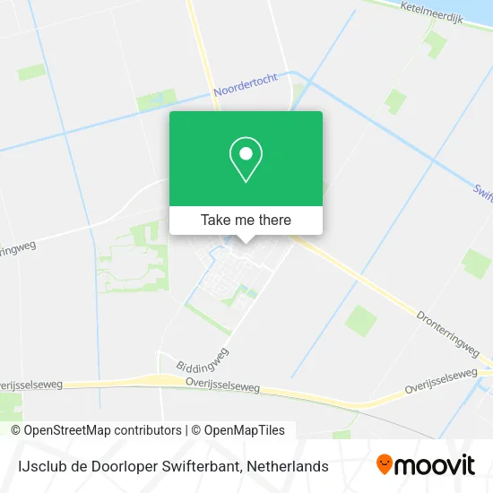 IJsclub de Doorloper Swifterbant map