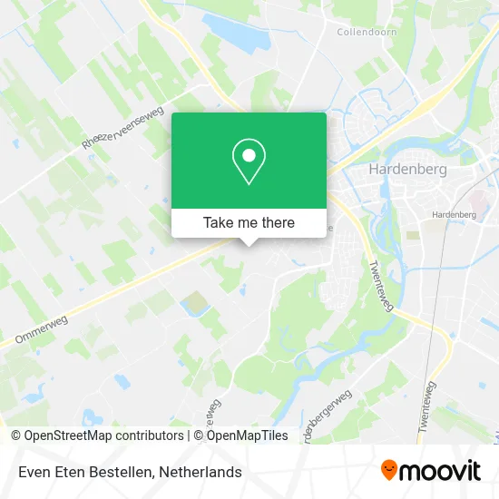 Even Eten Bestellen map