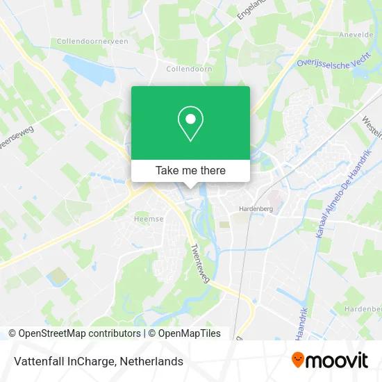 Vattenfall InCharge map