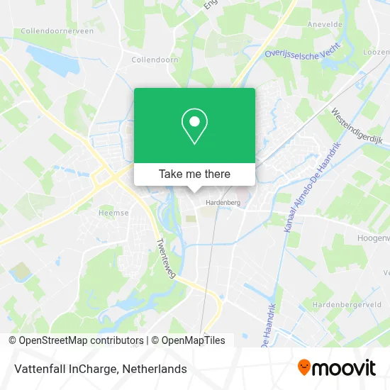 Vattenfall InCharge map