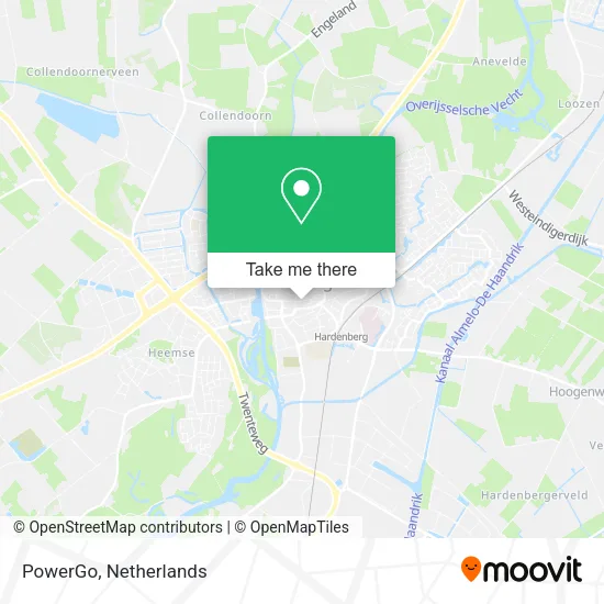 PowerGo map