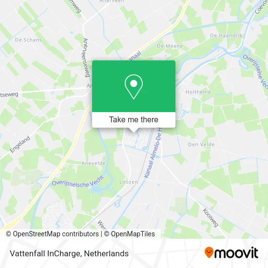Vattenfall InCharge map