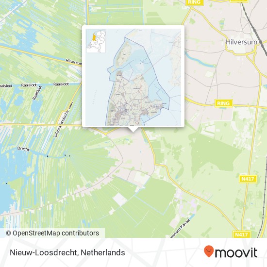 Nieuw-Loosdrecht Karte