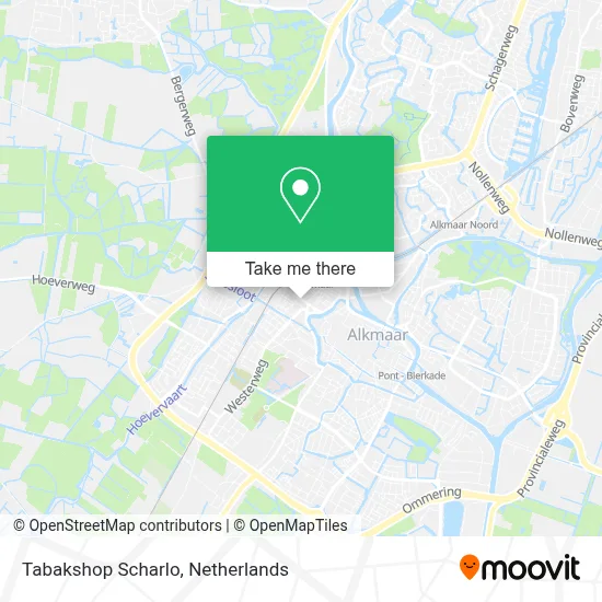 Tabakshop Scharlo map