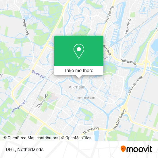 DHL map