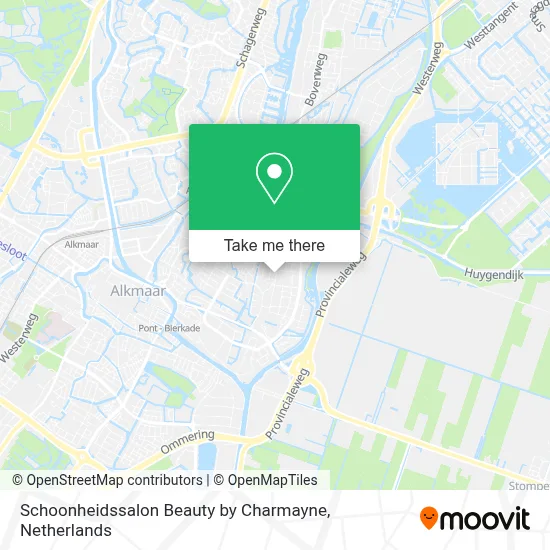 Schoonheidssalon Beauty by Charmayne map