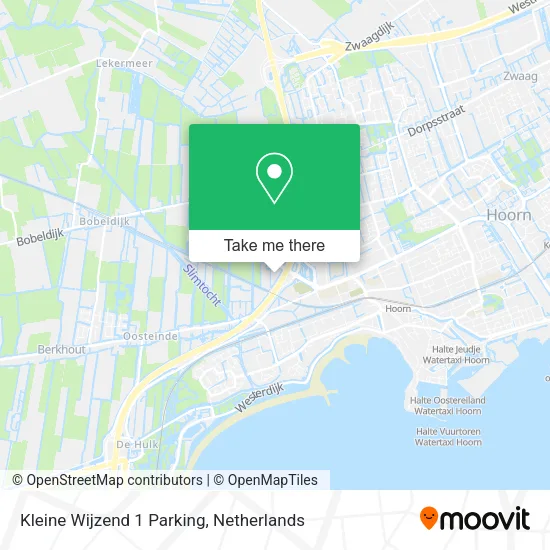 Kleine Wijzend 1 Parking map