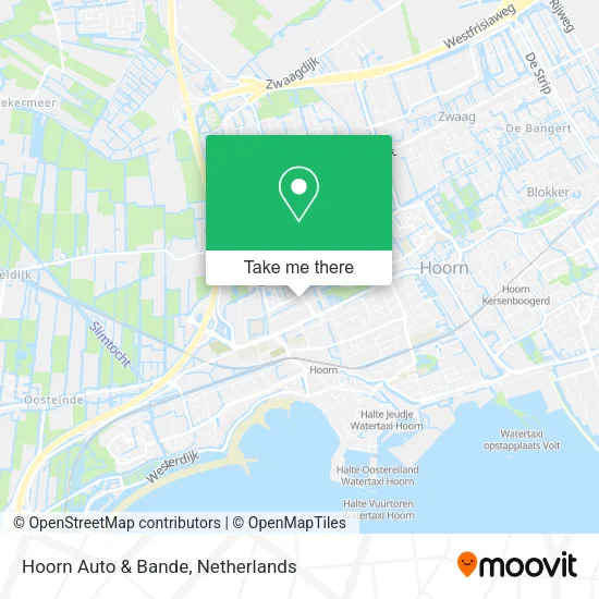 Hoorn Auto & Bande Karte