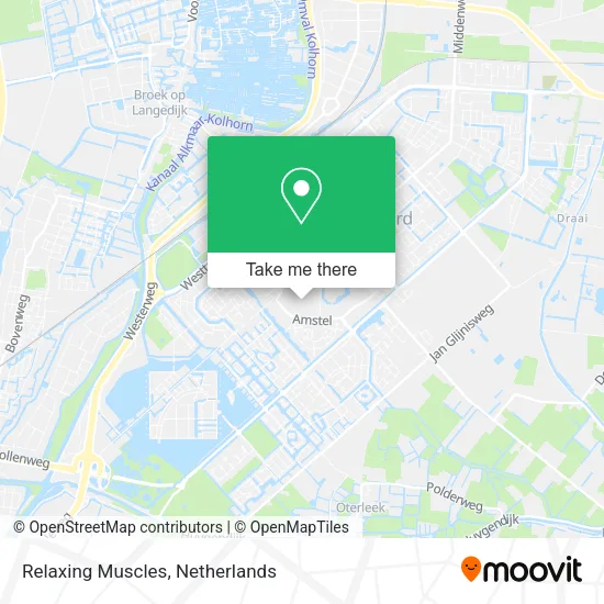 Relaxing Muscles map