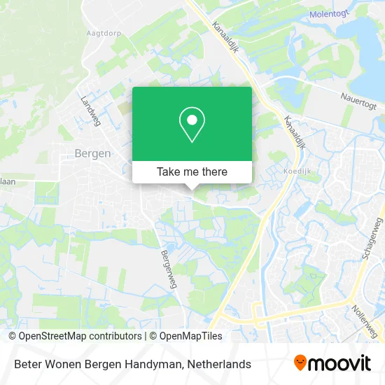 Beter Wonen Bergen Handyman map