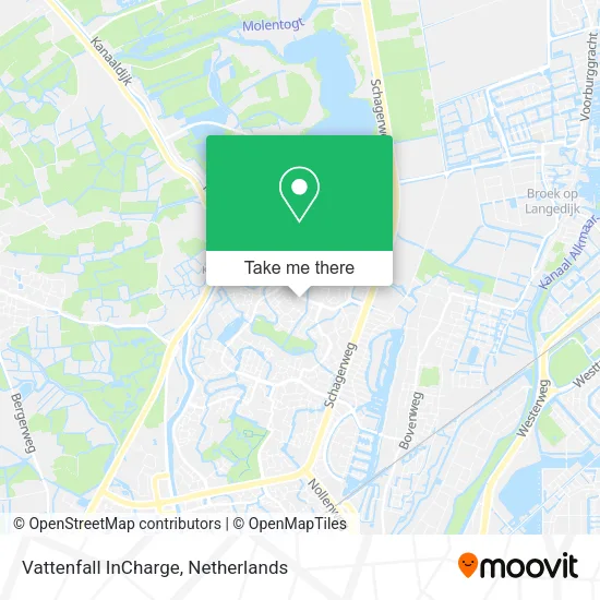 Vattenfall InCharge map