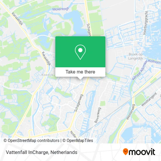 Vattenfall InCharge map