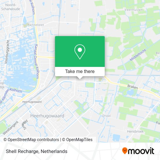 Shell Recharge map
