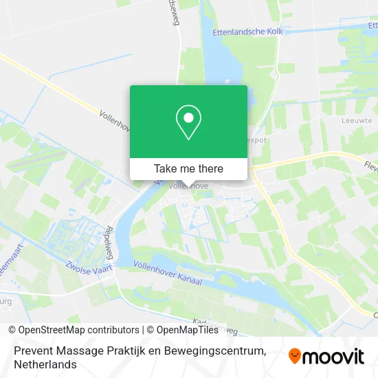 Prevent Massage Praktijk en Bewegingscentrum map