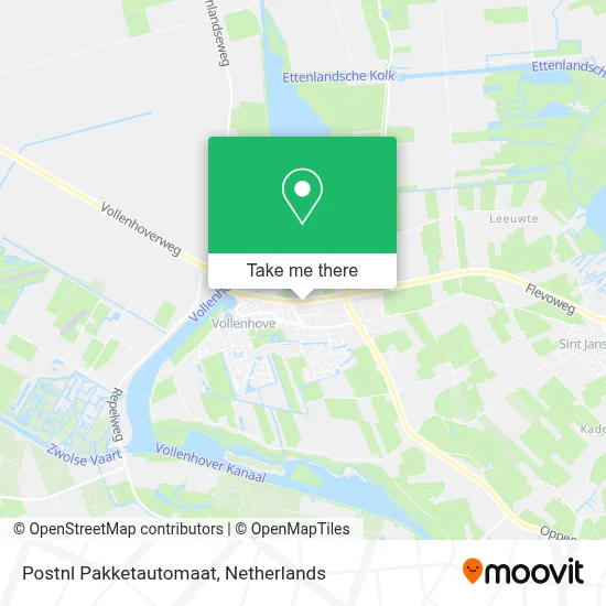 Postnl Pakketautomaat map
