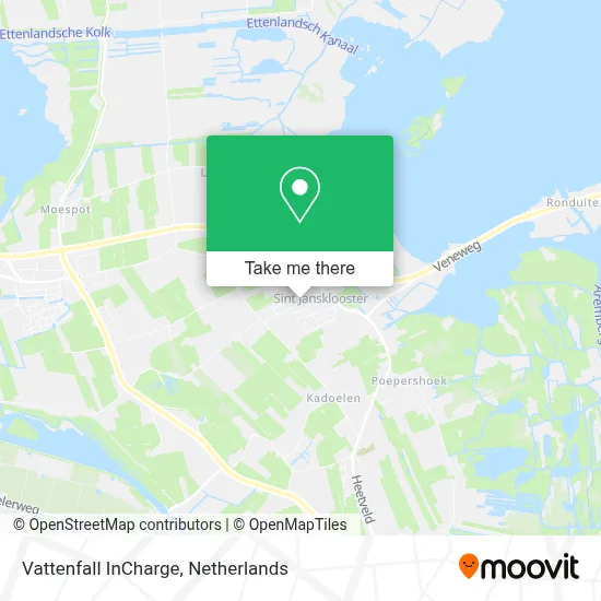 Vattenfall InCharge map