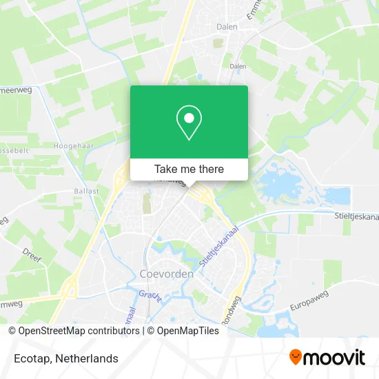 Ecotap map