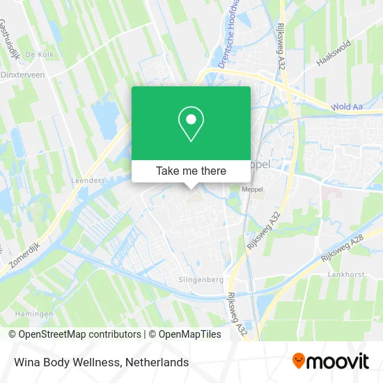 Wina Body Wellness map