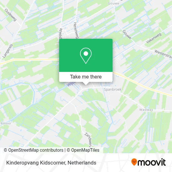 Kinderopvang Kidscorner map