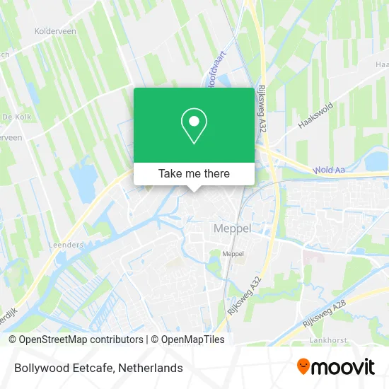 Bollywood Eetcafe map