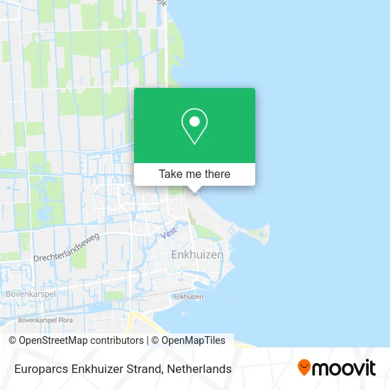 Europarcs Enkhuizer Strand map