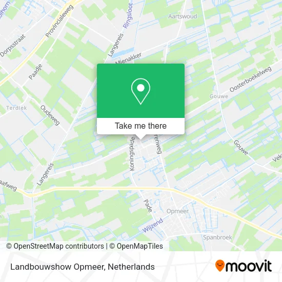 Landbouwshow Opmeer map