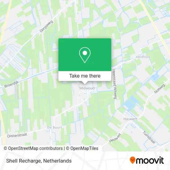 Shell Recharge map