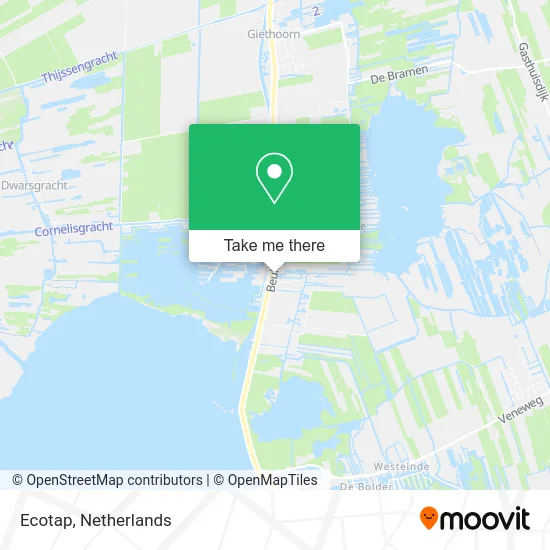Ecotap map