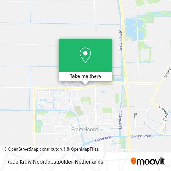 Rode Kruis Noordoostpolder map