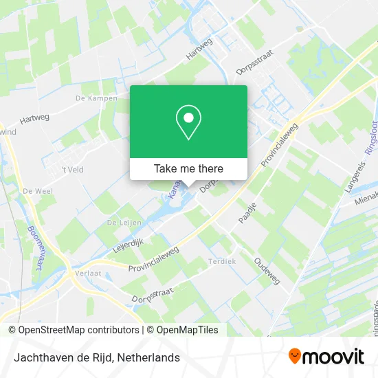 Jachthaven de Rijd map