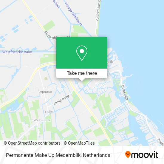 Permanente Make Up Medemblik map