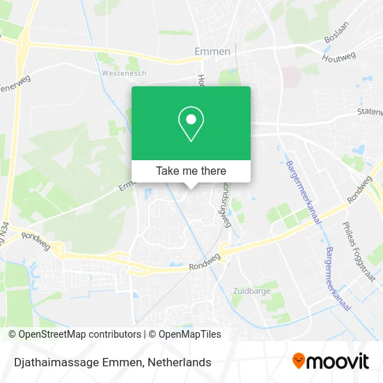Djathaimassage Emmen map