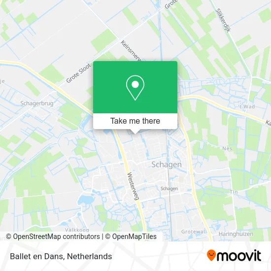 Ballet en Dans map