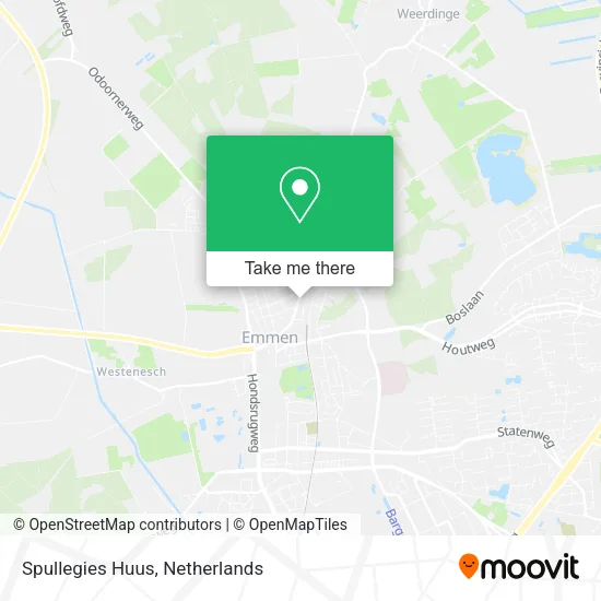 Spullegies Huus map