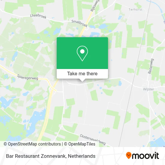 Bar Restaurant Zonnevank map