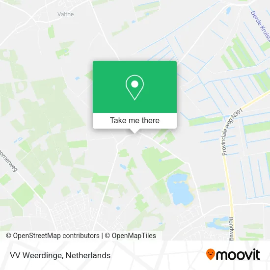 VV Weerdinge map