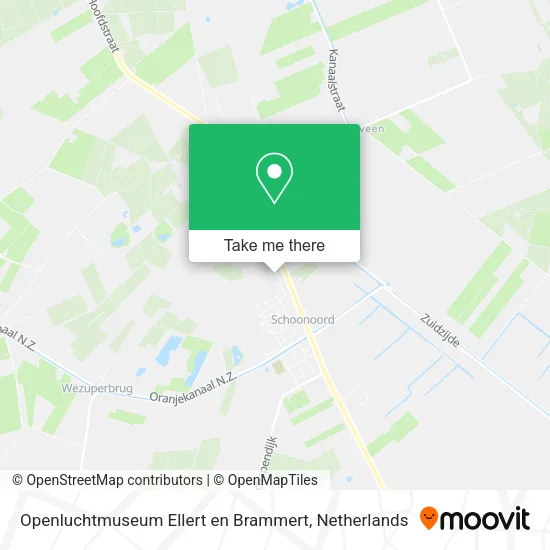 Openluchtmuseum Ellert en Brammert Karte
